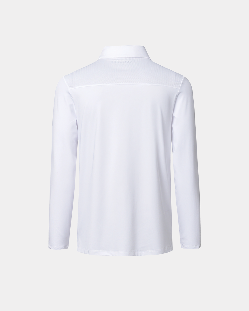 Crest 2.0 Polo White Long Sleeve - 2.0 White