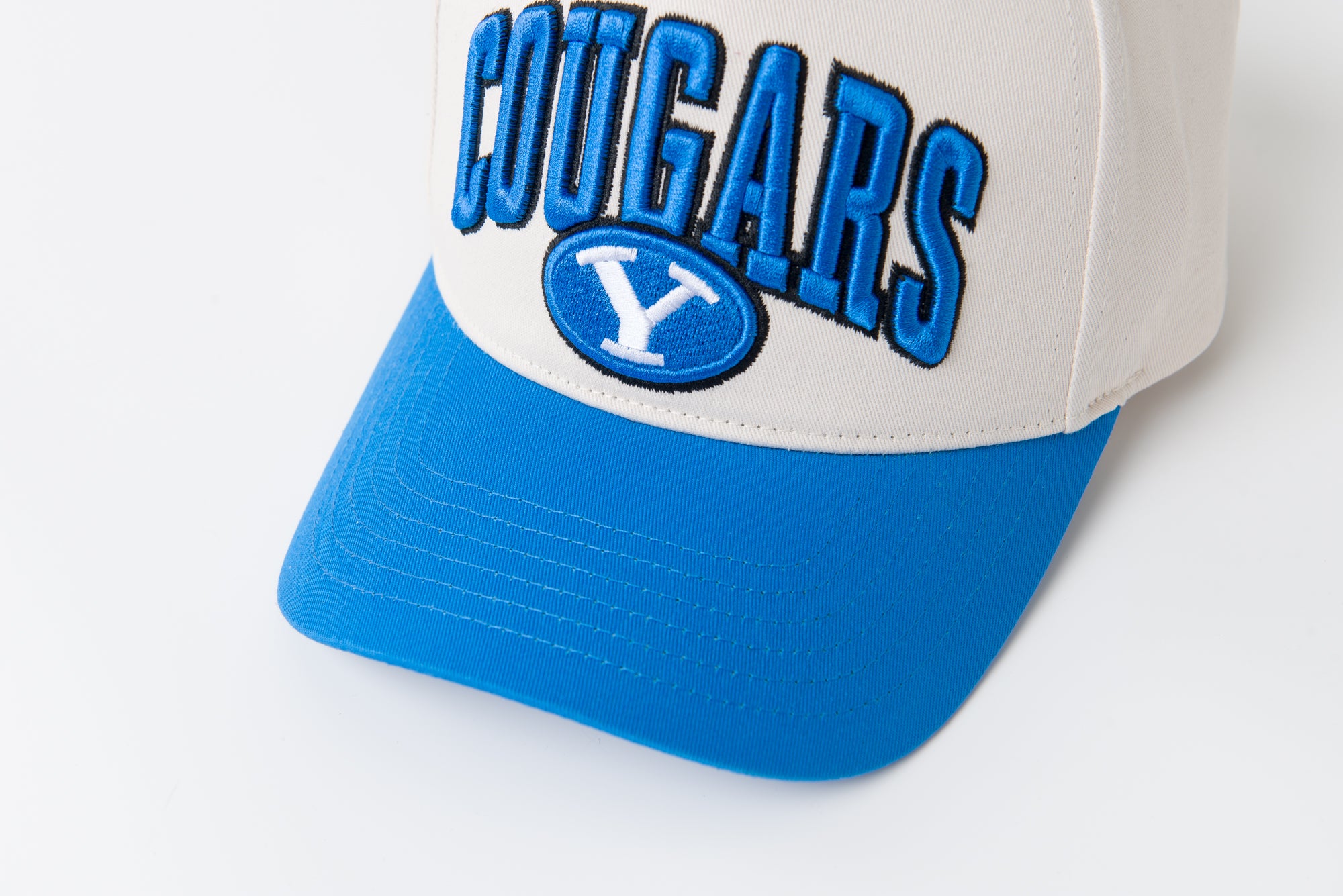 BYU Fade Hat Cougars Y Creme and Royal
