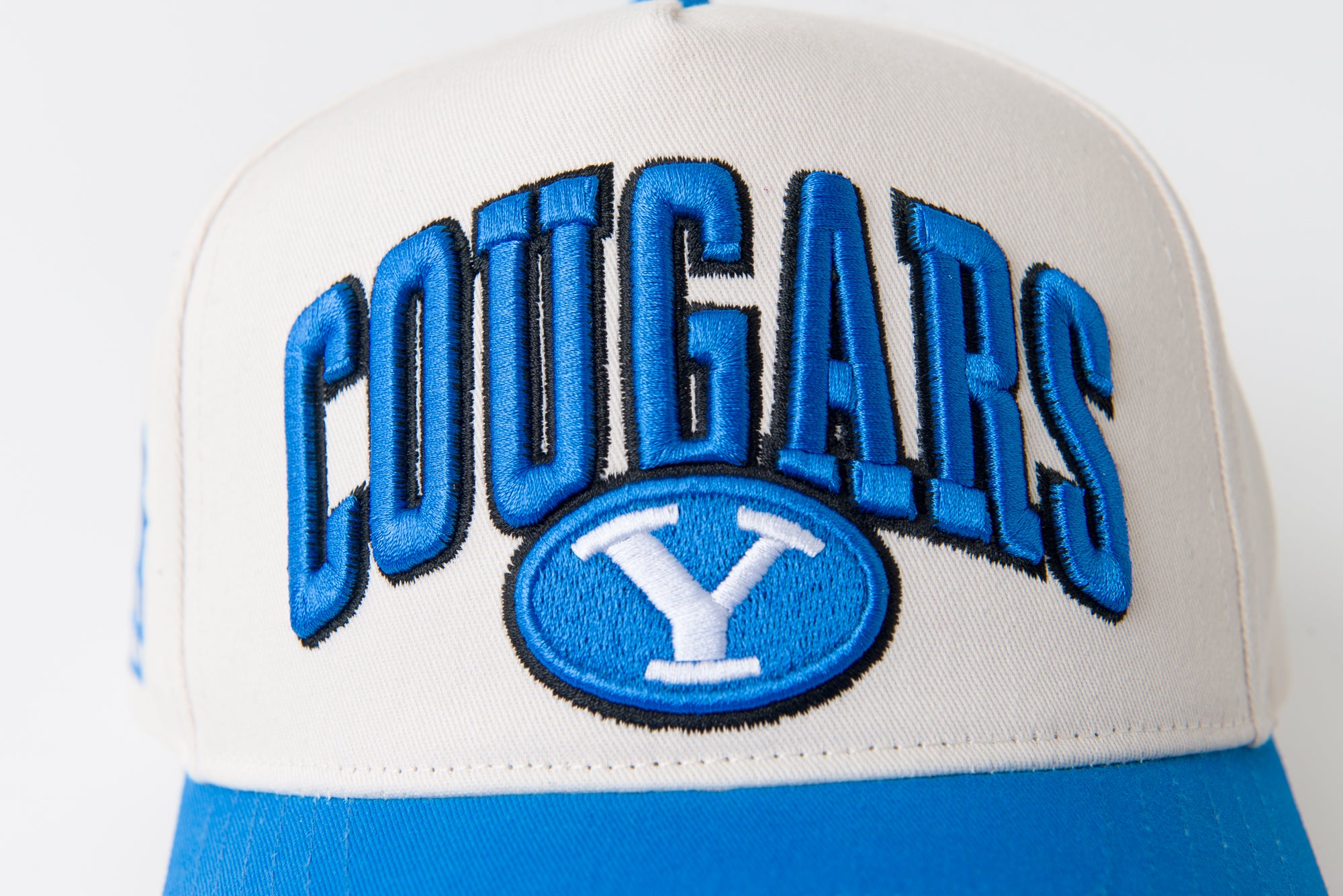 BYU Fade Hat Cougars Y Creme and Royal
