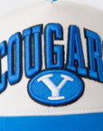 BYU Fade Hat Cougars Y Creme and Royal