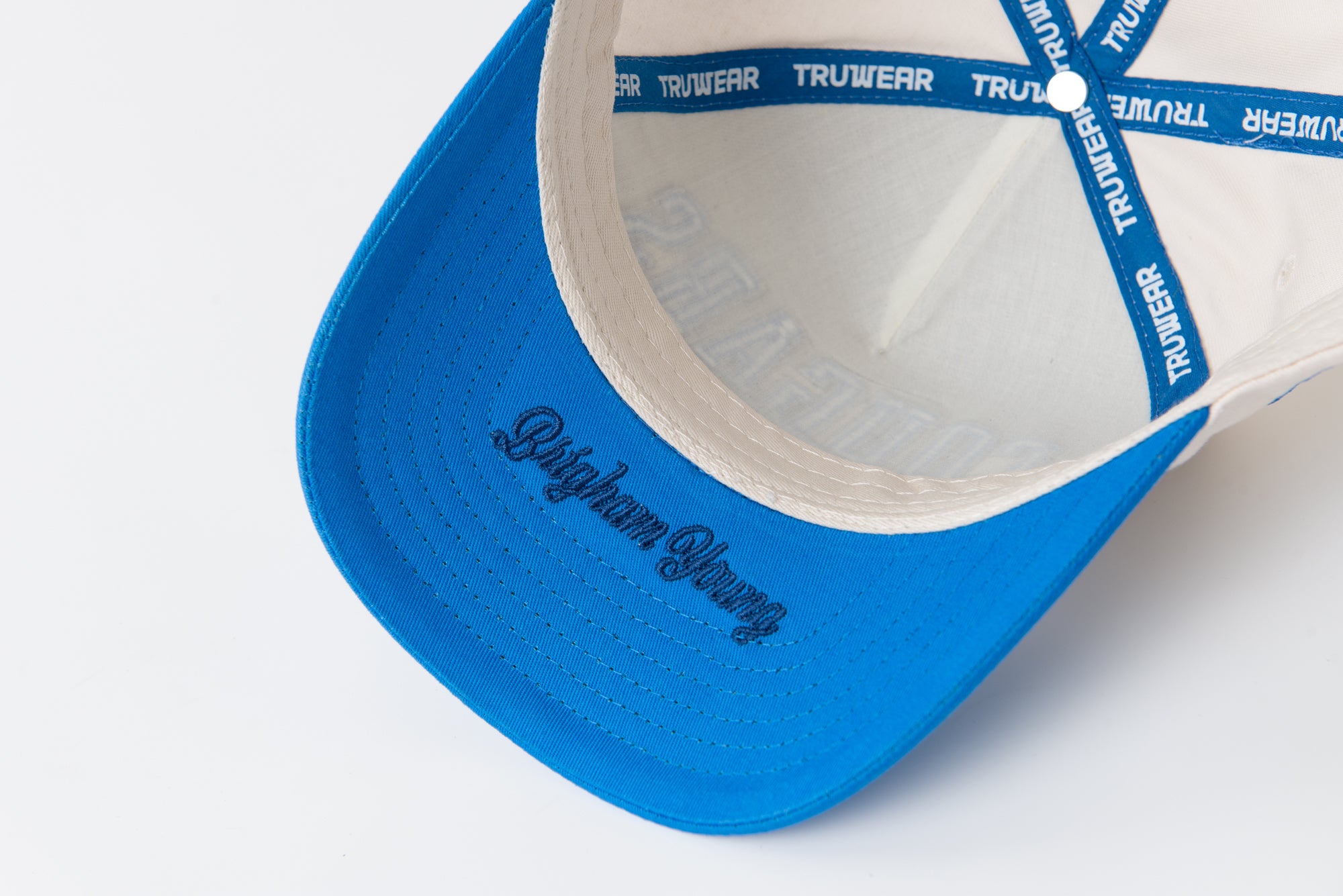 BYU Fade Hat Cougars Y Creme and Royal