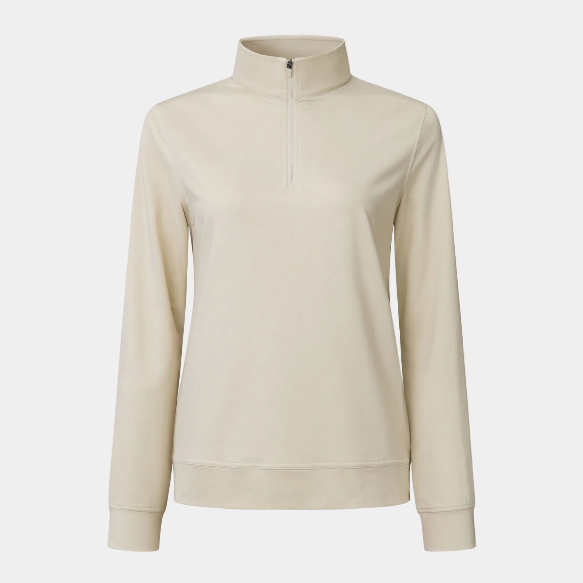 Vista Womens Q-Zip Light Grey - Light Grey