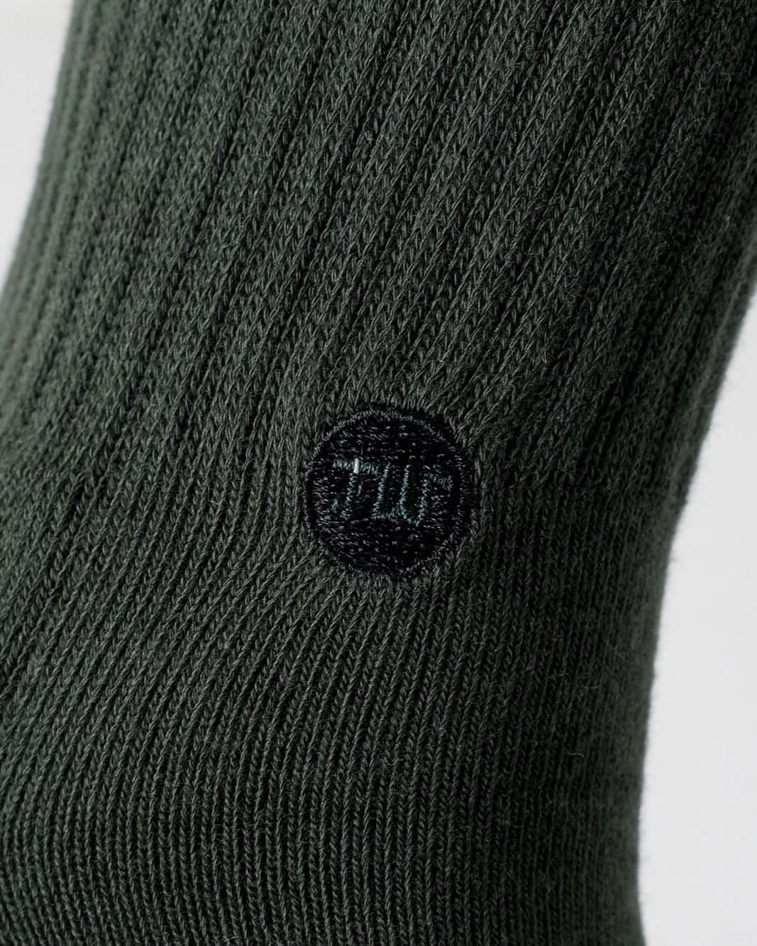 Paramount Dark Green Dress Socks - Green