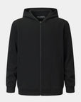  Atlas Full Zip Hoodie Black Front