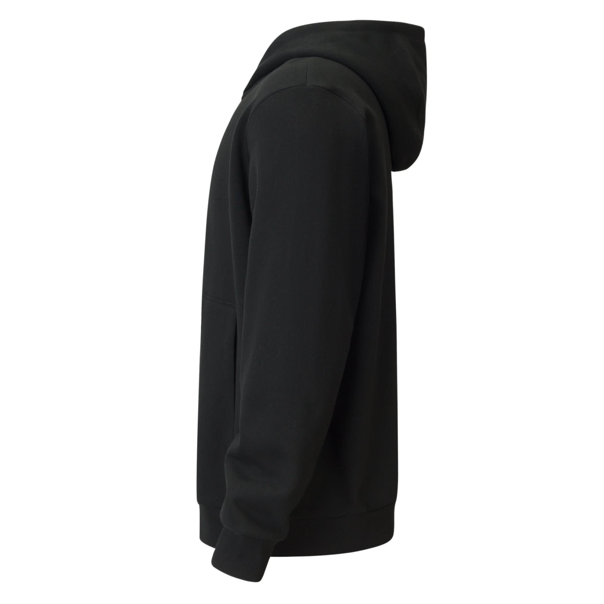 Atlas Full Zip Hoodie Black Side