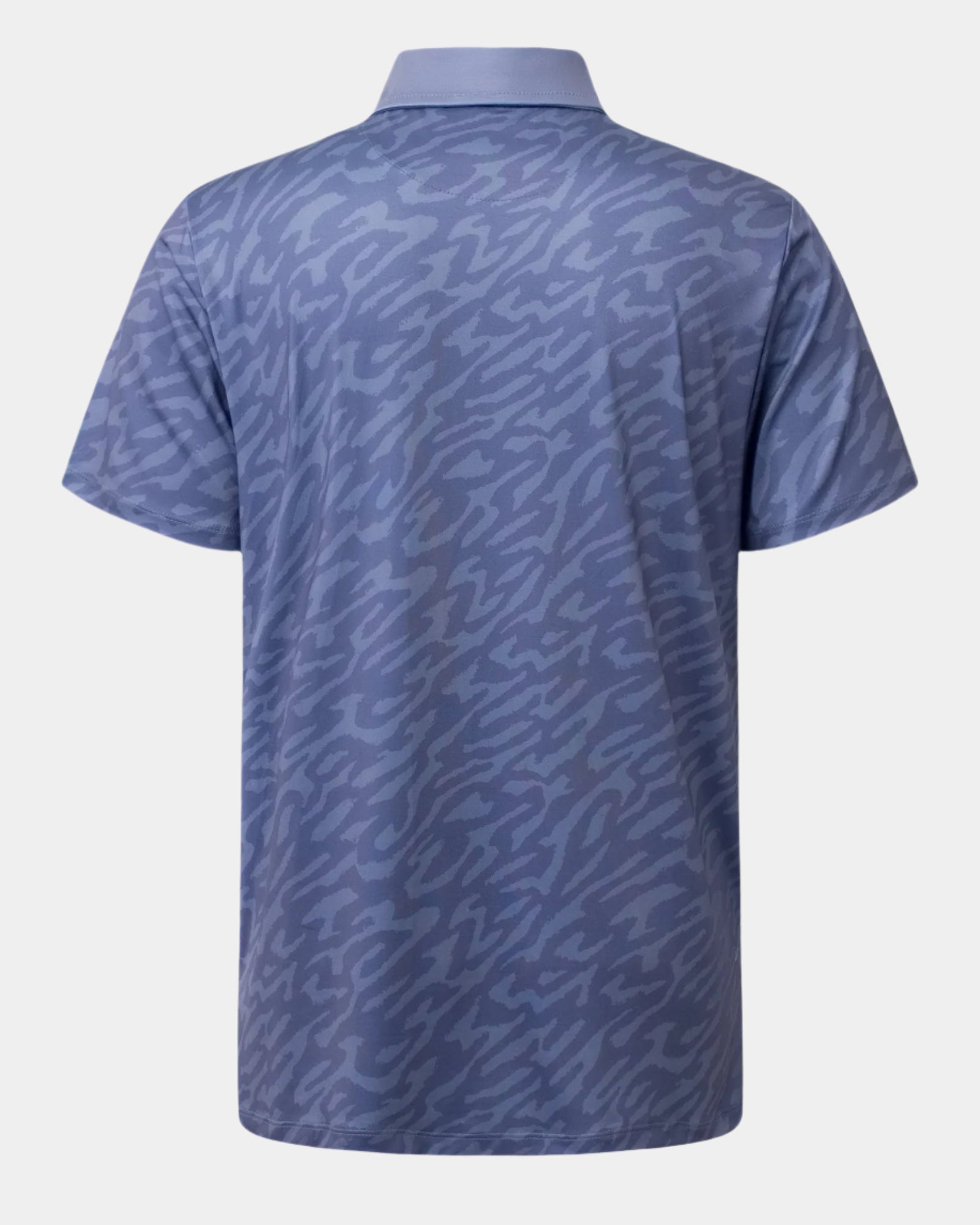 Elevation Polo Tiger Stripe Steel Blue - Blue