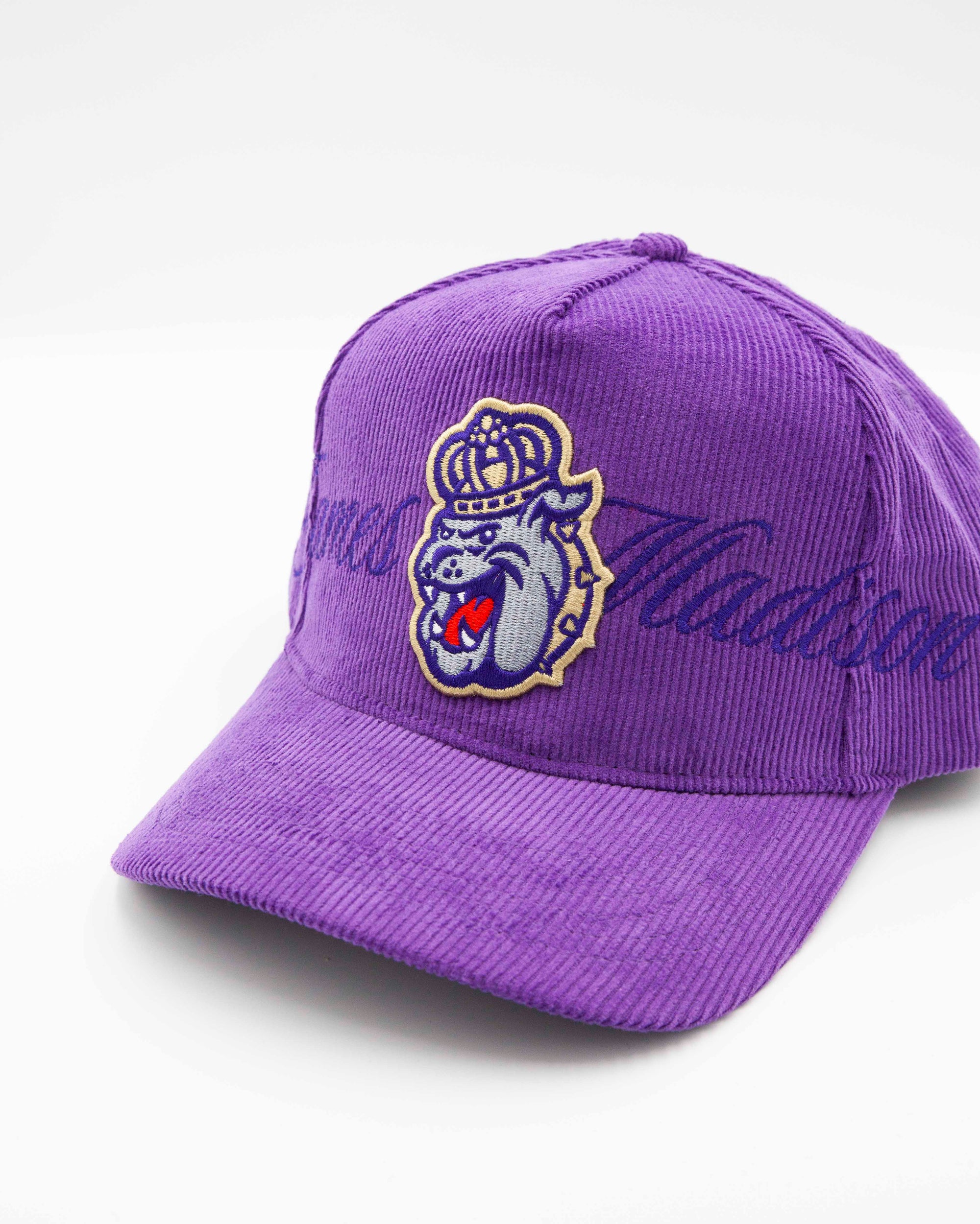 JMU Duke Dog Purple Full Cord Brim Hat