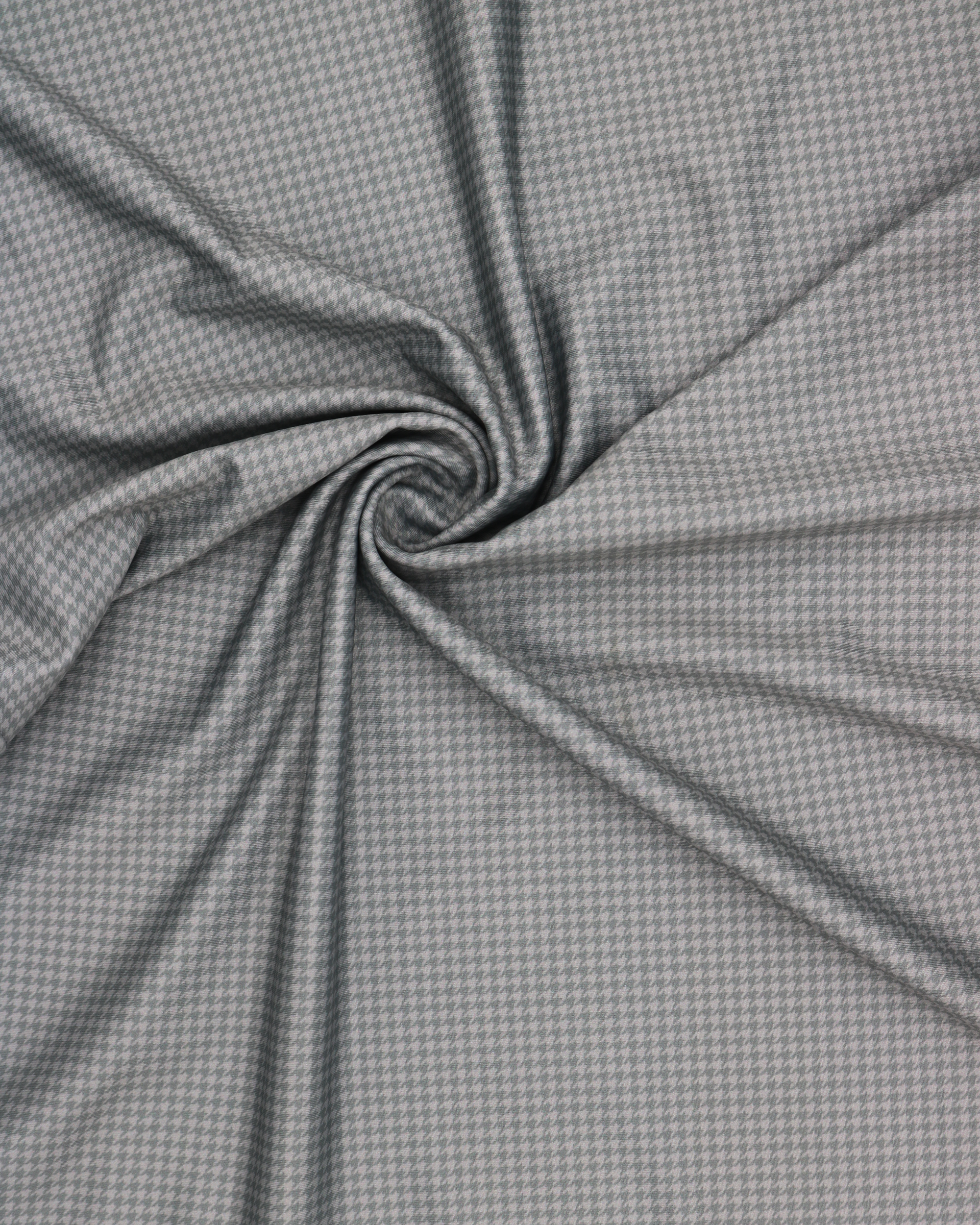 Elevation Light Grey Houndstooth Polo Pattern
