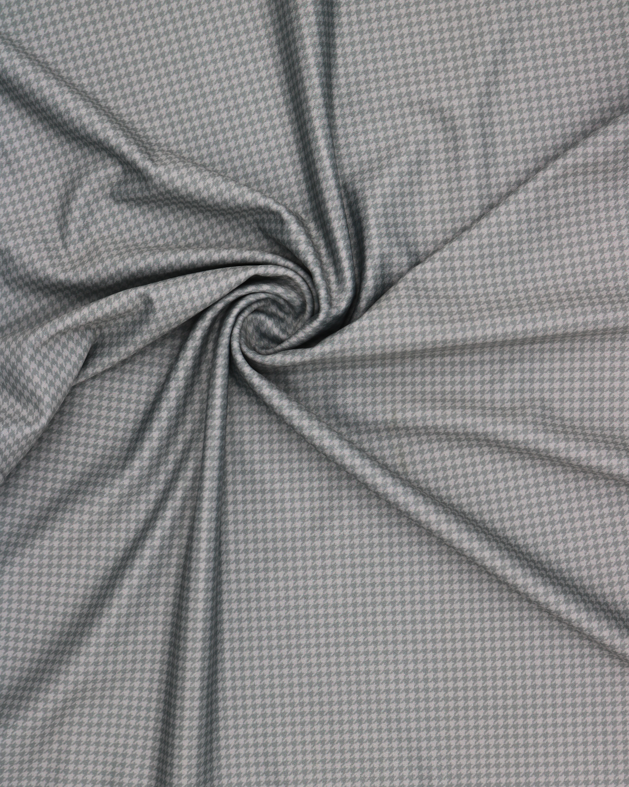 Elevation Light Grey Houndstooth Polo Pattern