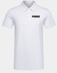 Purdue Crest 2.0 Polo Light Grey
