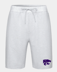 Kansas State Peak Sweat Heather Grey Shorts