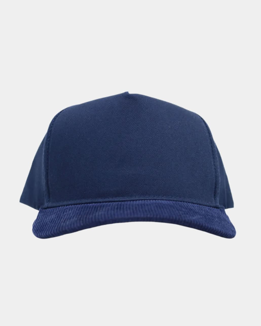 Navy Cord Brim Fade Hat - Navy