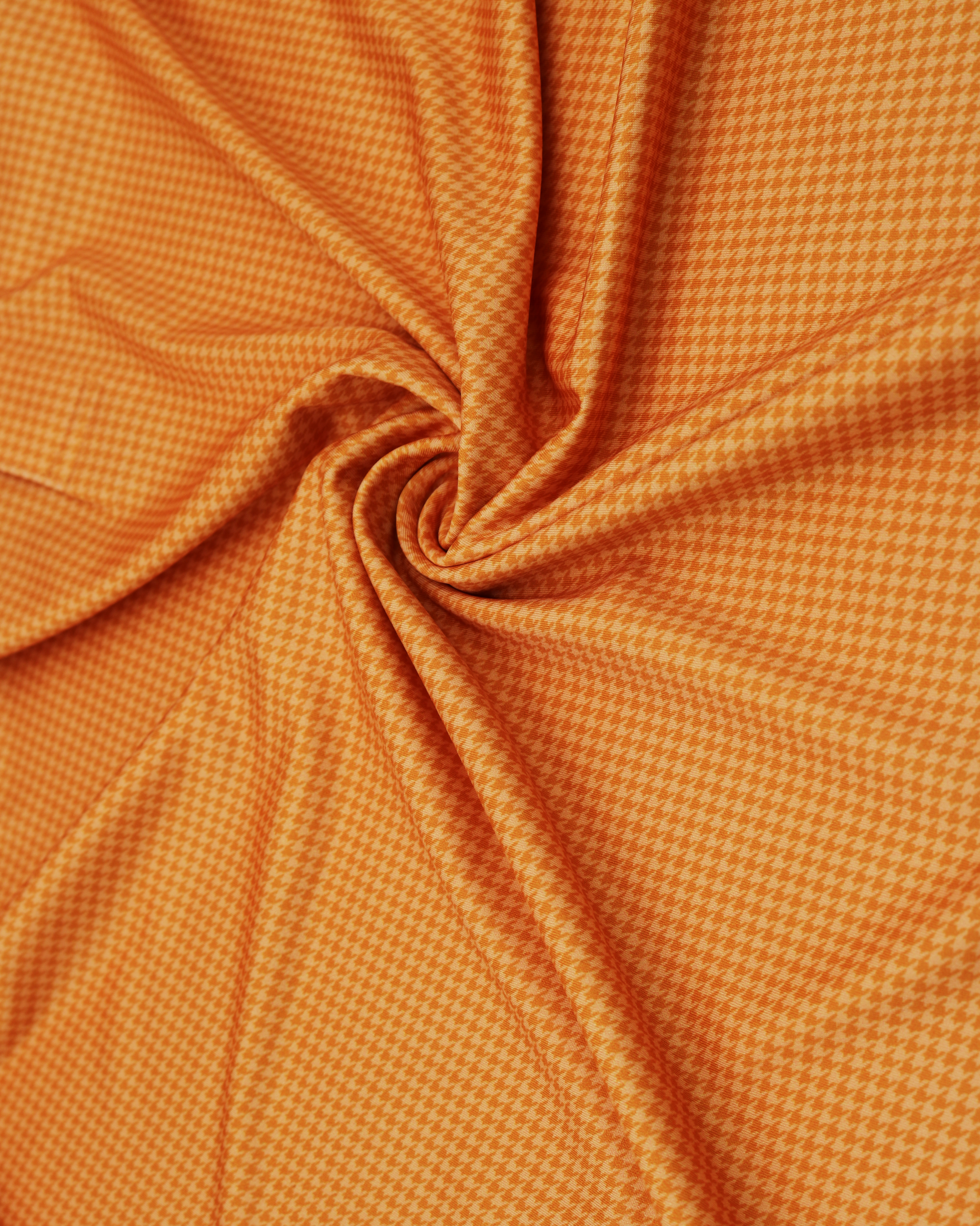 Elevation Peach Houndstooth Polo Pattern