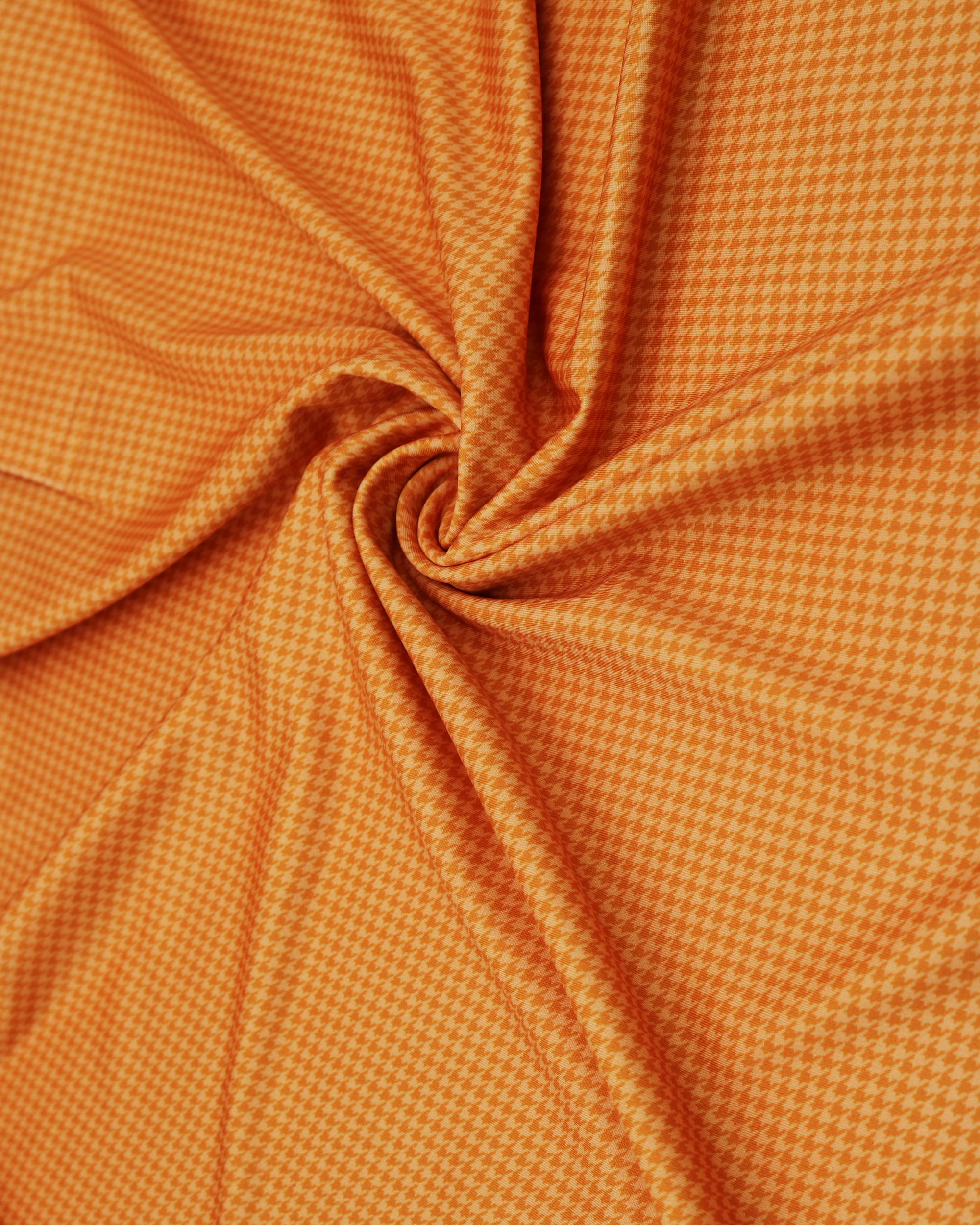 Elevation Peach Houndstooth Polo Pattern
