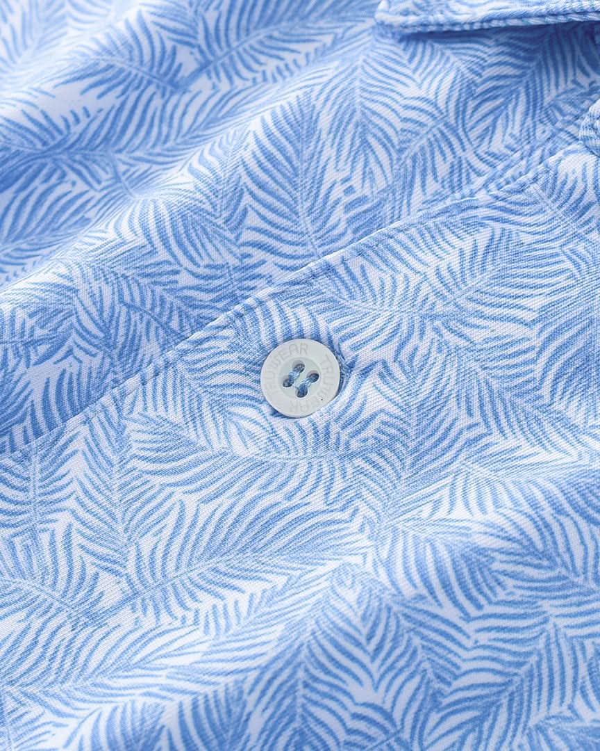 Elevation Palm Polo Aegean Blue - Palm