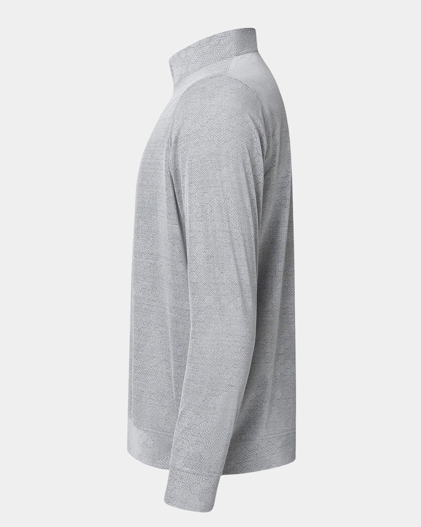 Swell Q-Zip Heather Grey - Heather