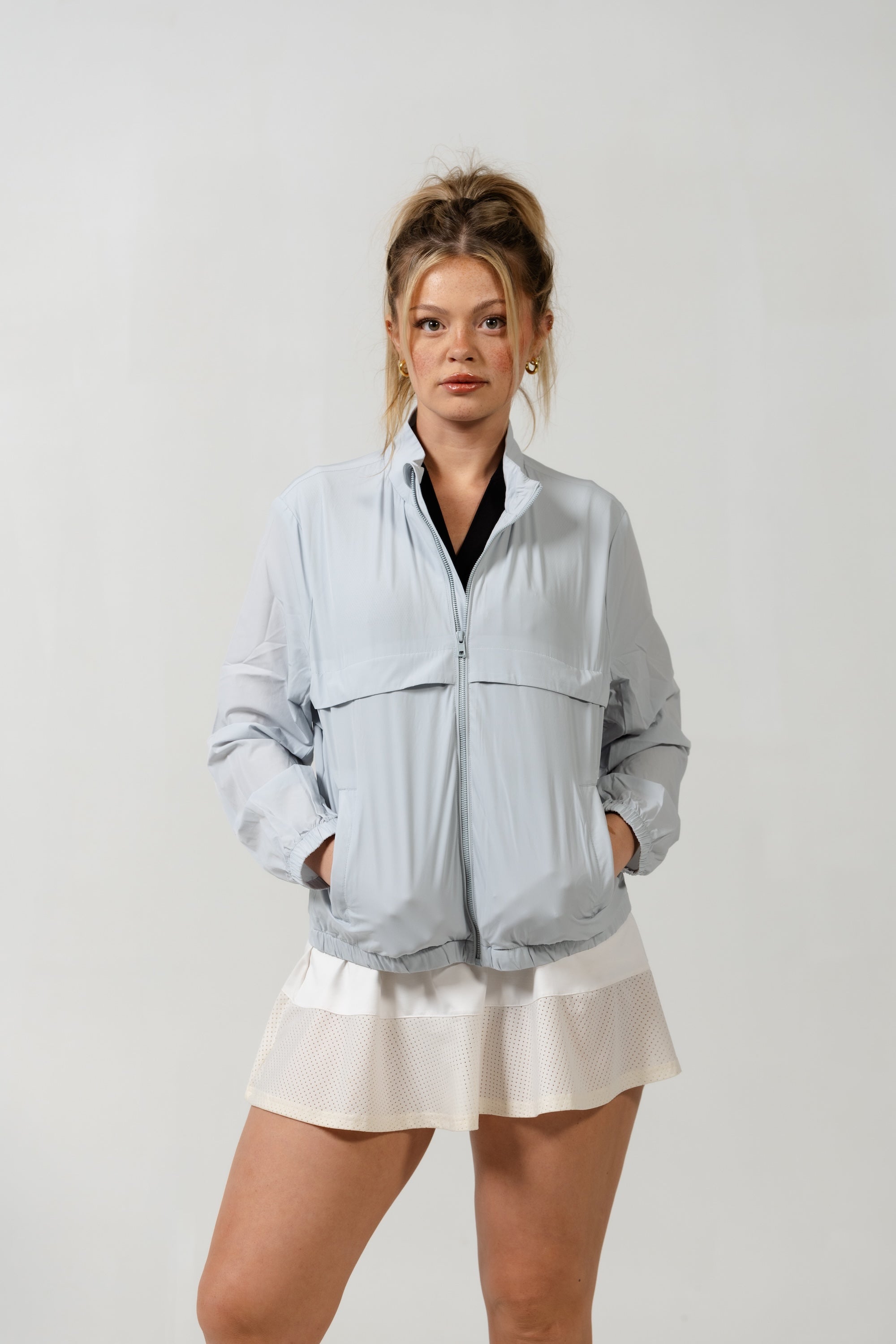 Drive Womens Jacket Light Grey