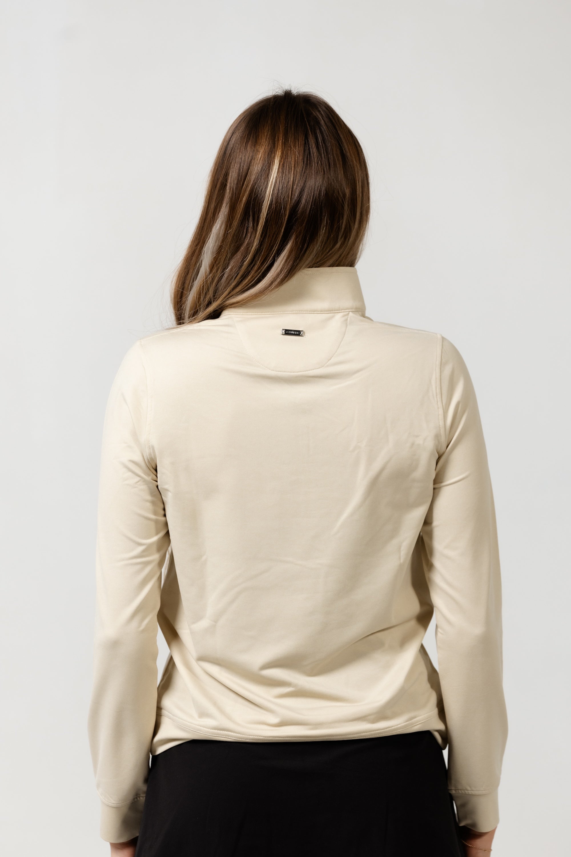 Vista Womens Q-Zip Light Grey - Light Grey