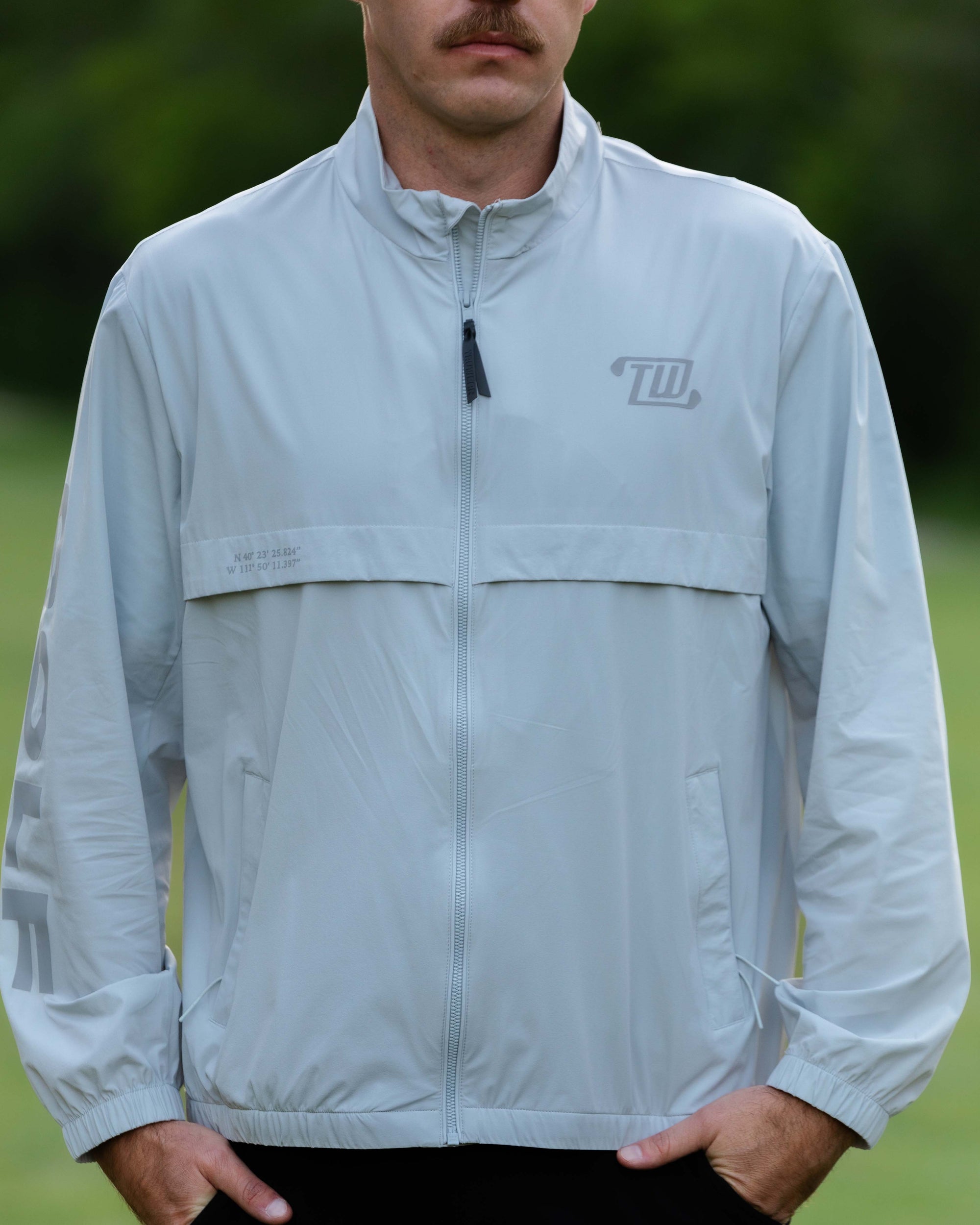 Golf Drive Performance Jacket Light Grey