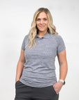 Women's Rise Polo Grey - Grey