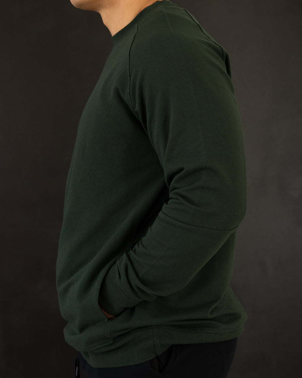 Meridian Dark Green Crewneck