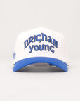 BYU Fade Hat White Royal Blue