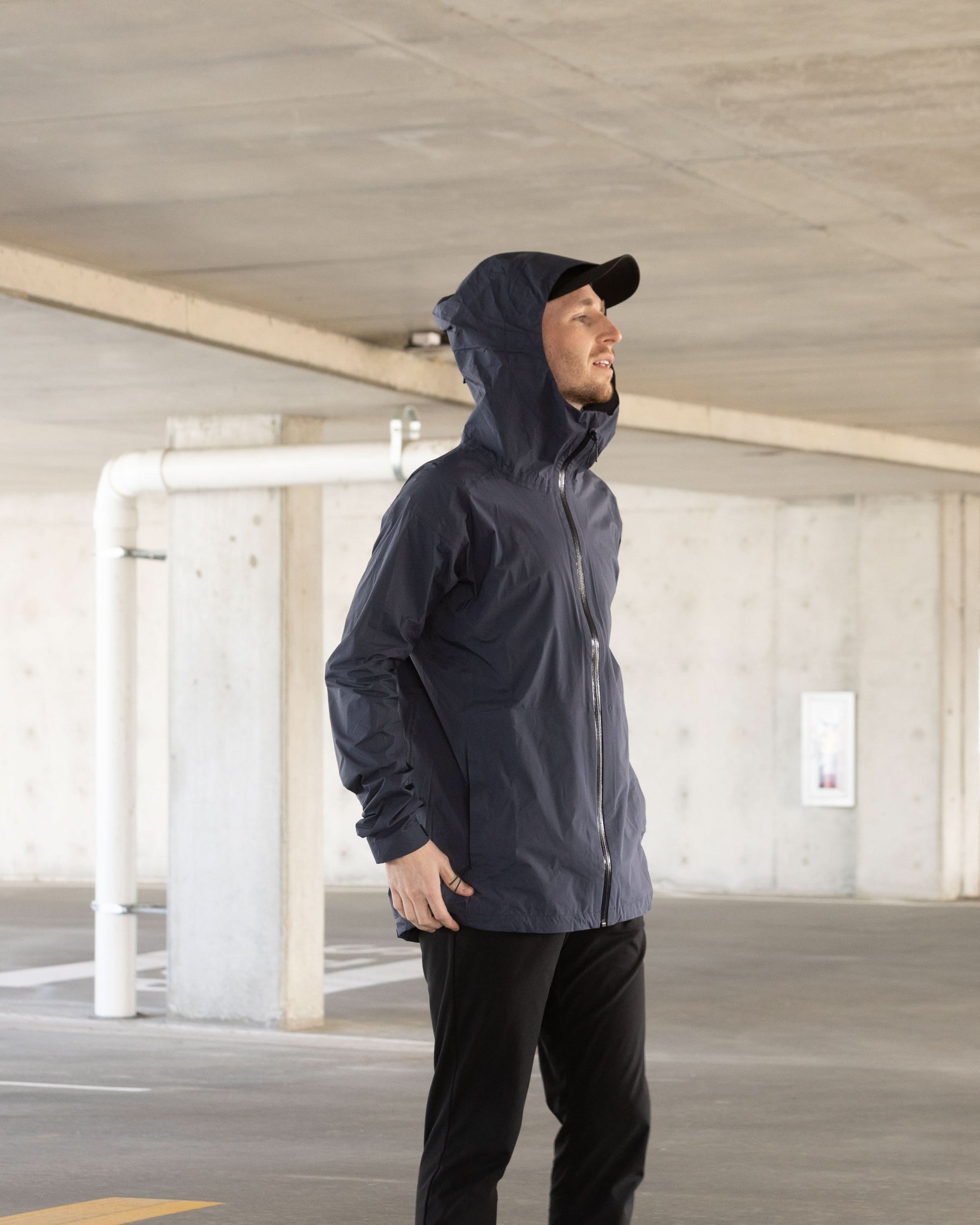 Voyage Rain Jacket Navy - Navy