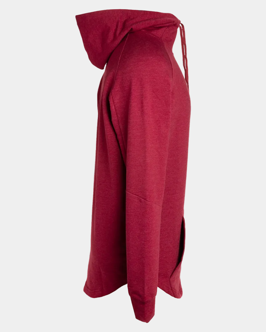 Scuba Heather Maroon Hoodie - Heather