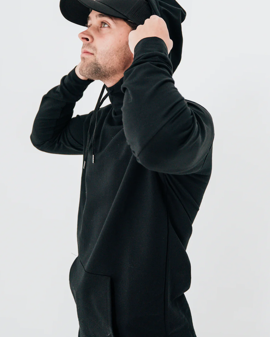 Scuba Black Hoodie - Black