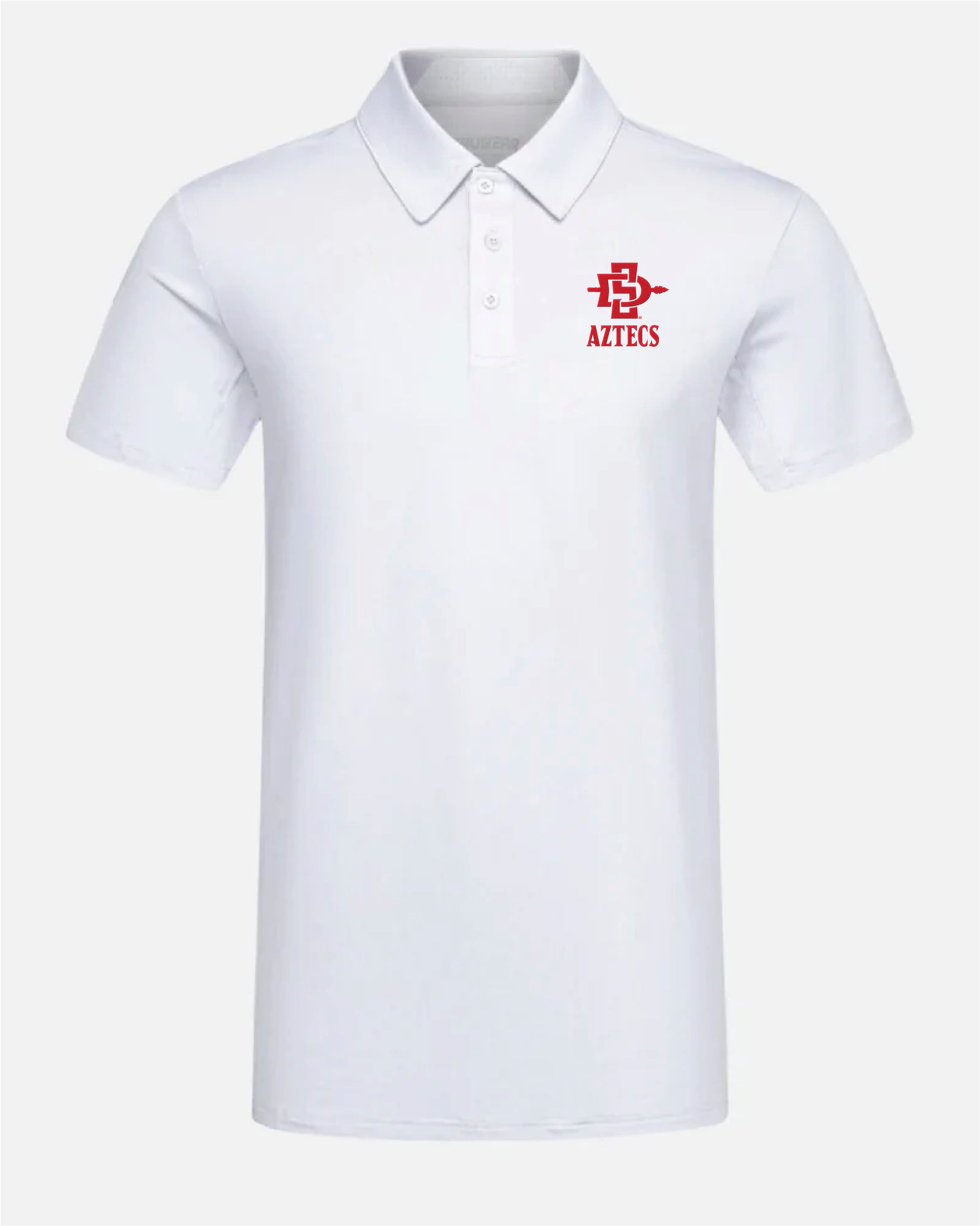 SDSU Crest 2.0 Polo Light Grey