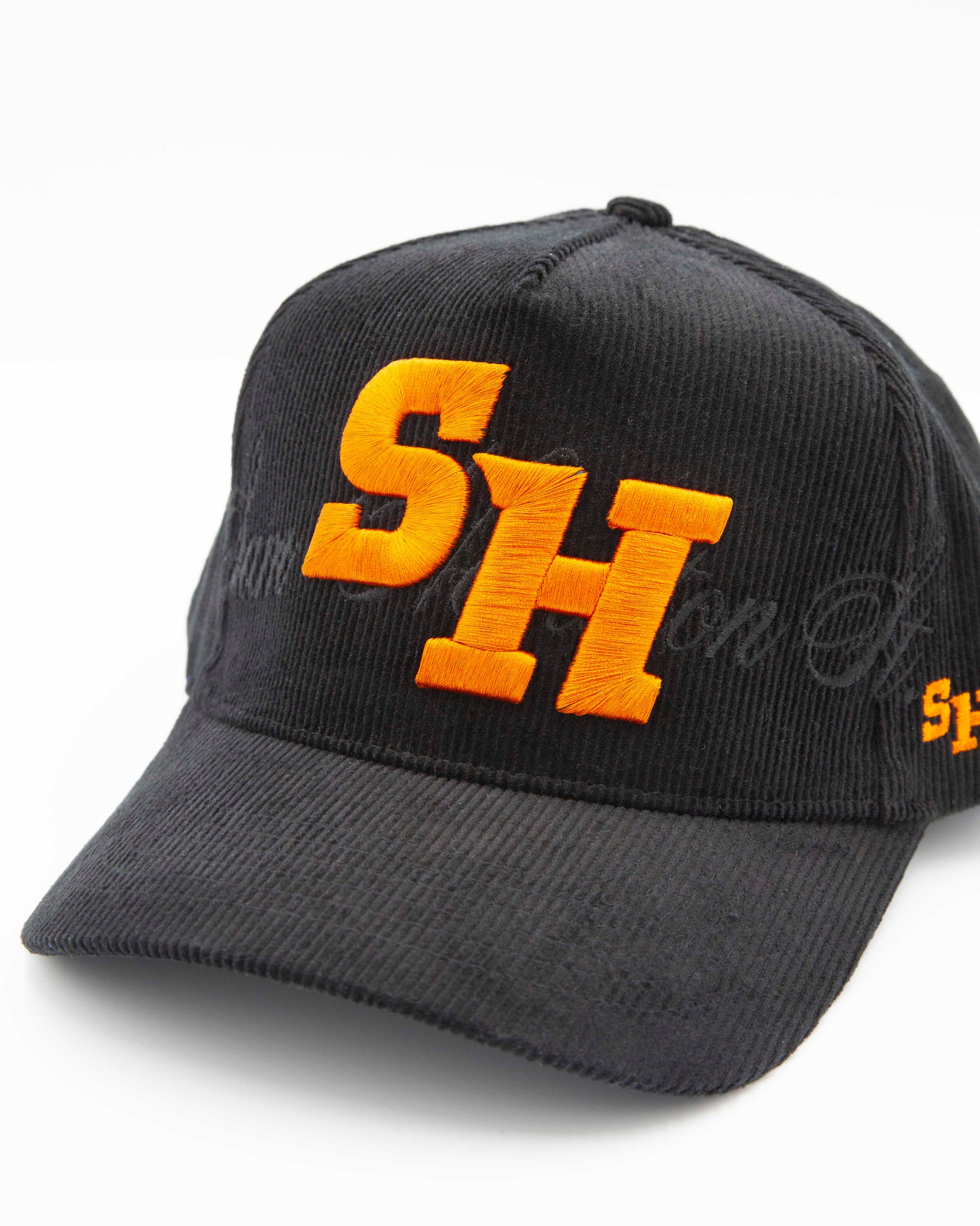 Sam Houston Black Full Cord Fade Hat