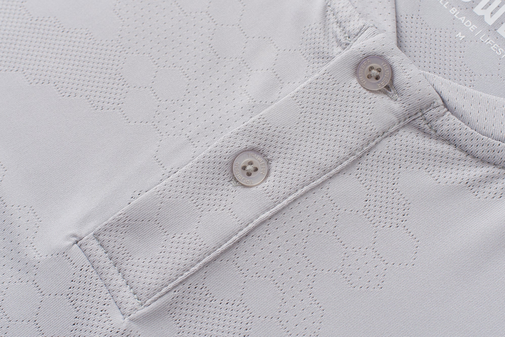 Swell Blade Polo Light Grey - Grey