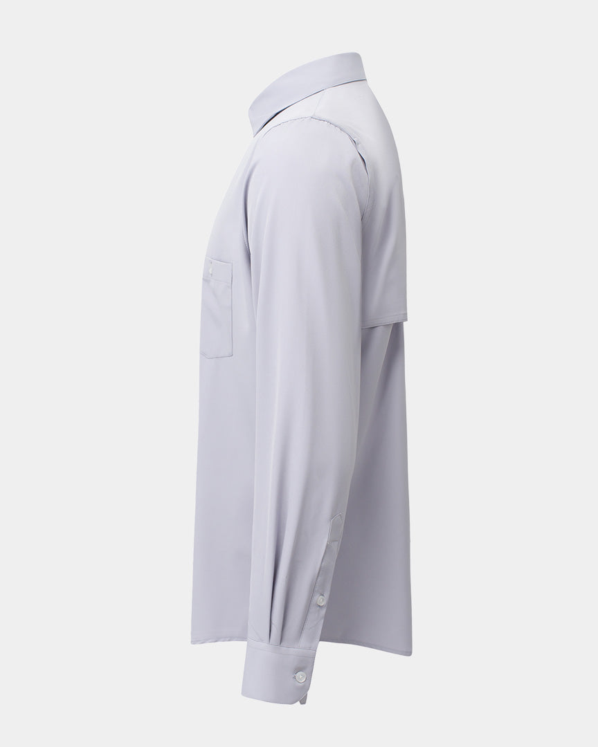 Tech Shirt T110 Light Grey Standard Long Sleeve