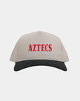 SDSU Cream Black Cord Brim Fade Hat