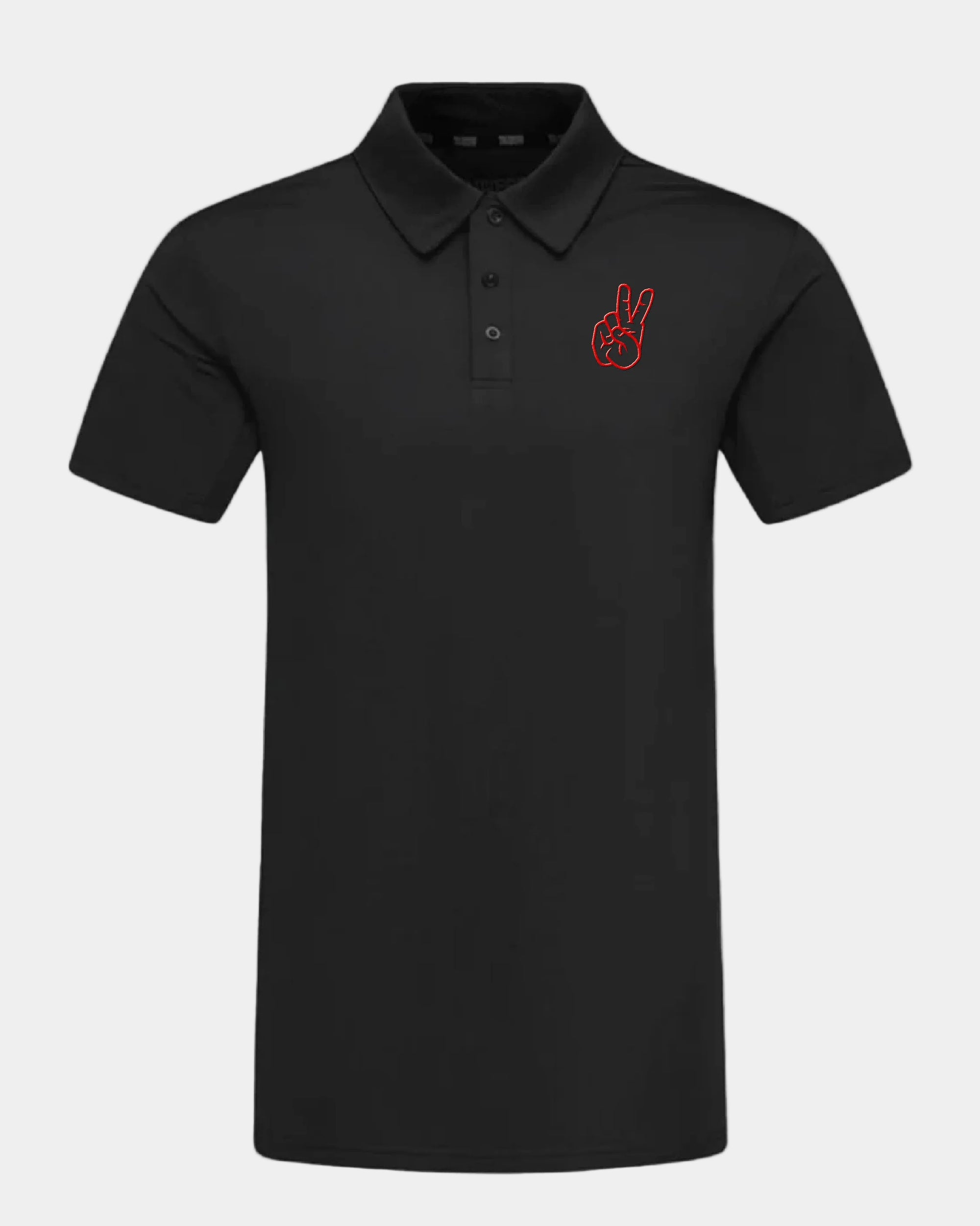 SMU Crest 2.0 Polo Black