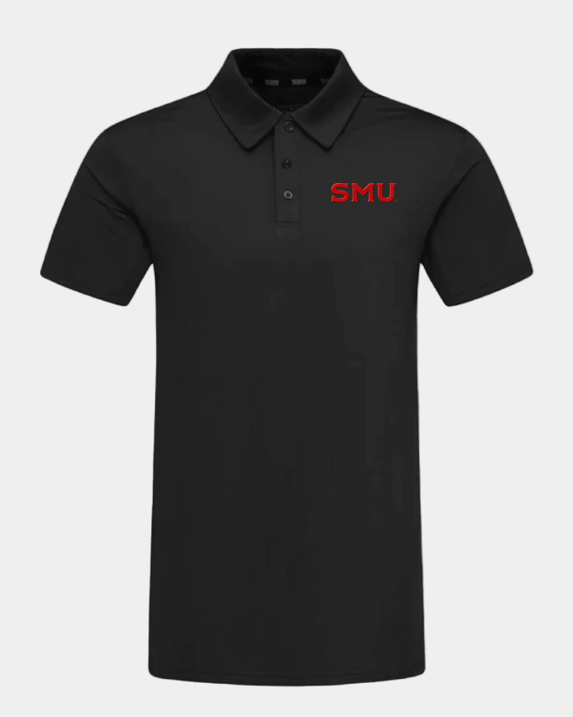 SMU Crest 2.0 Polo Black