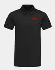 SMU Crest 2.0 Polo Black