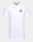 SMU Crest 2.0 Polo White