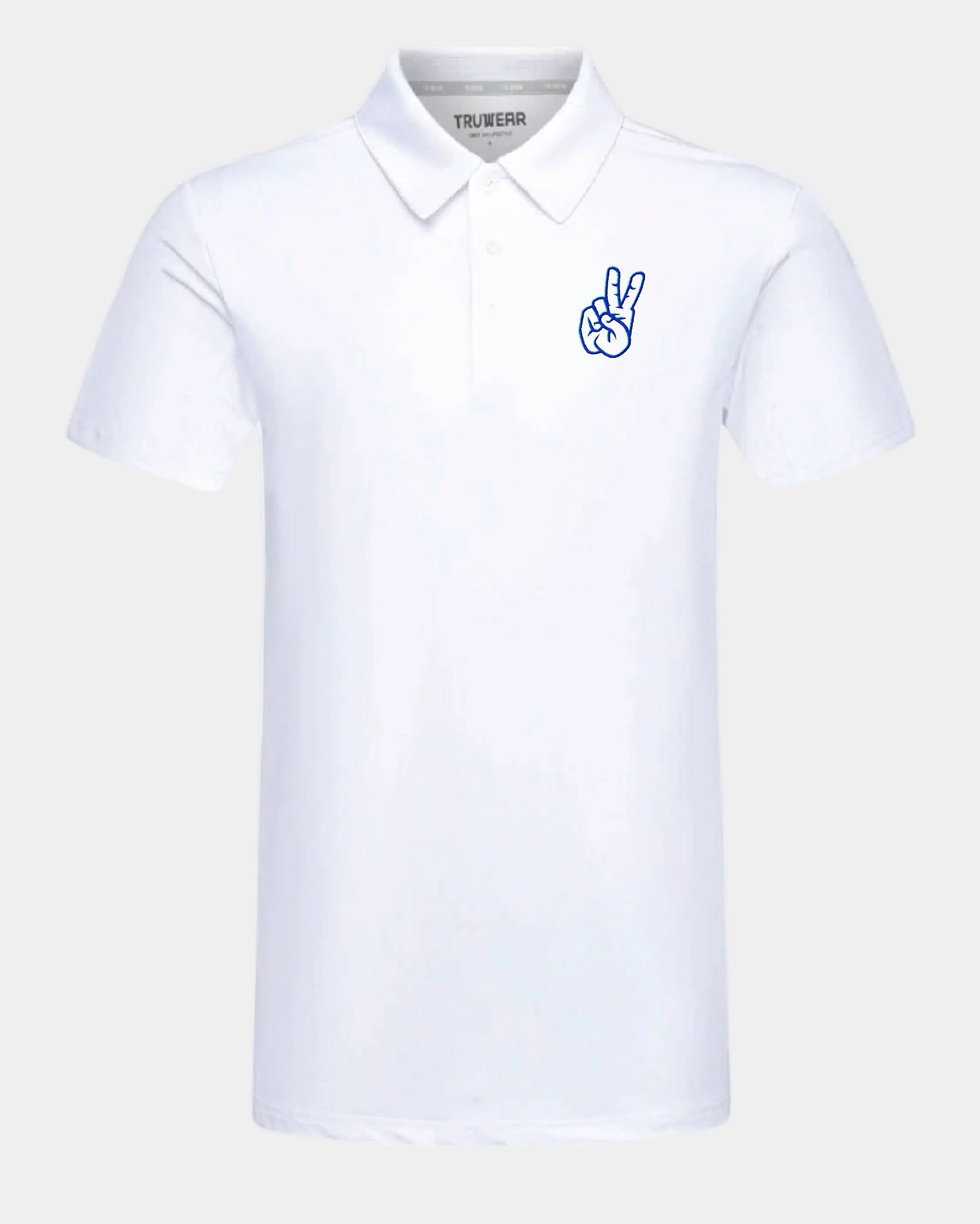SMU Crest 2.0 Polo White
