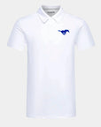 SMU Crest 2.0 Polo White