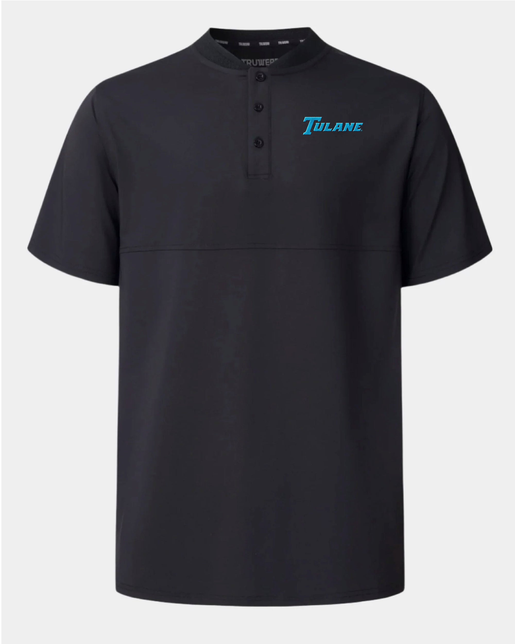 Tulane Crown Blade Polo Black
