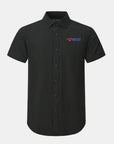 SMU Phenom Classic Black Short Sleeve Dress Shirt
