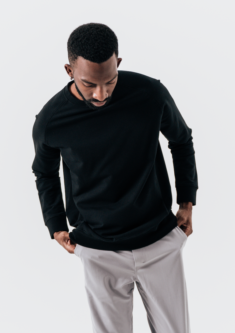 Meridian Black Crewneck