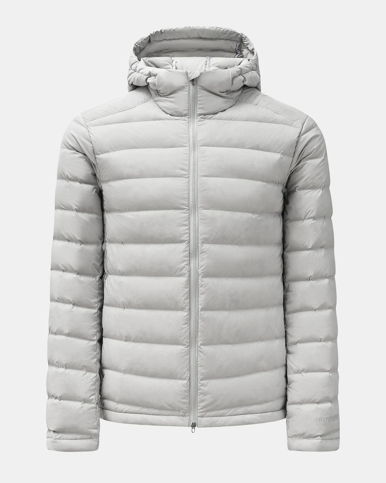 Quest Down Jacket Light Grey - Grey