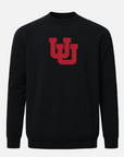 UofU Meridian Black Crewneck