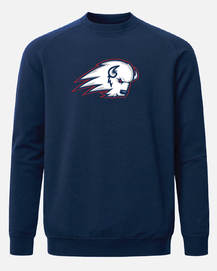 UTECH Meridian Heather Navy Crewneck