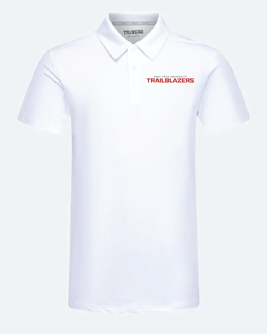 UTECH Crest 2.0 White Polo