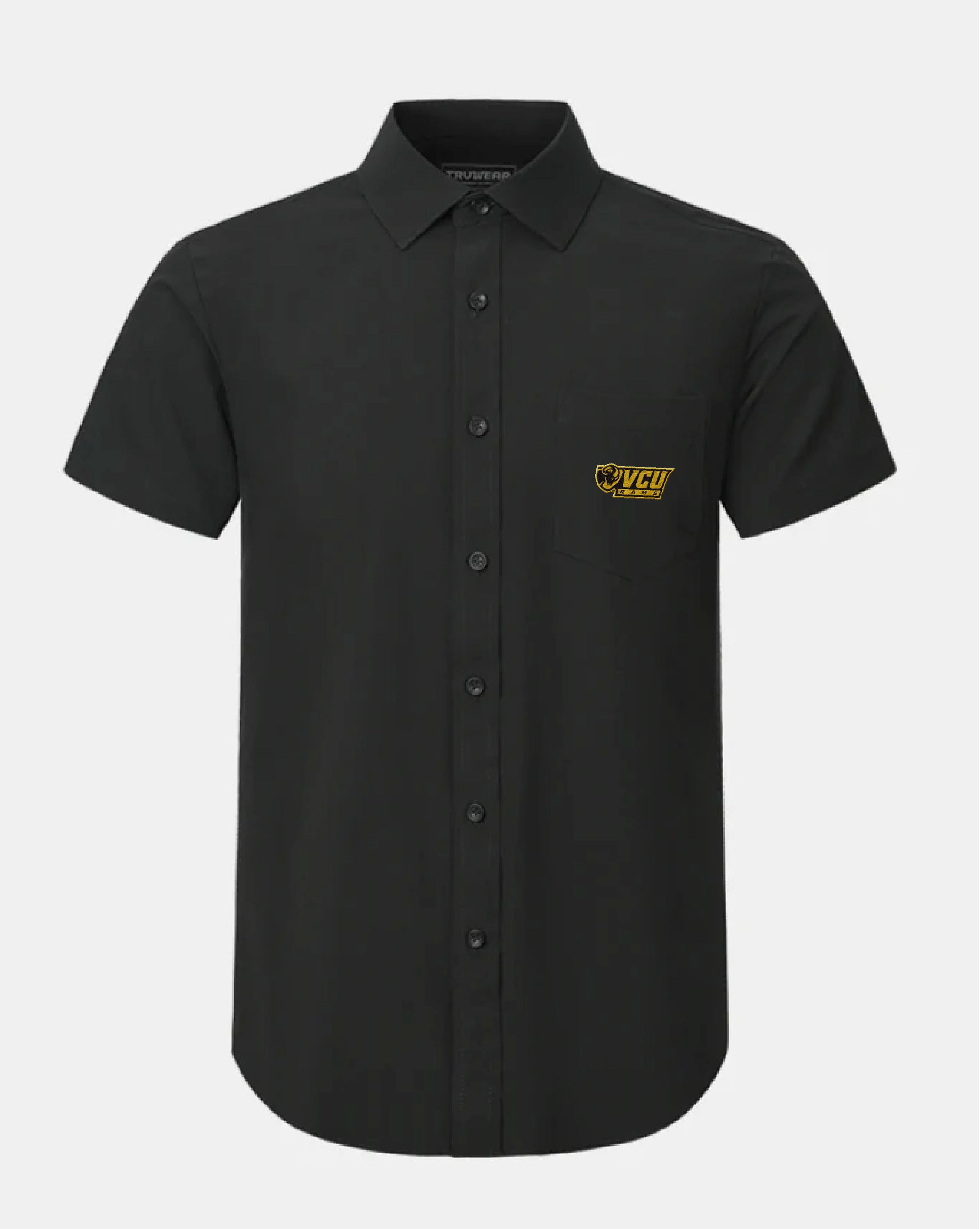 VCU Phenom Classic Black Short Sleeve Dress Shirt