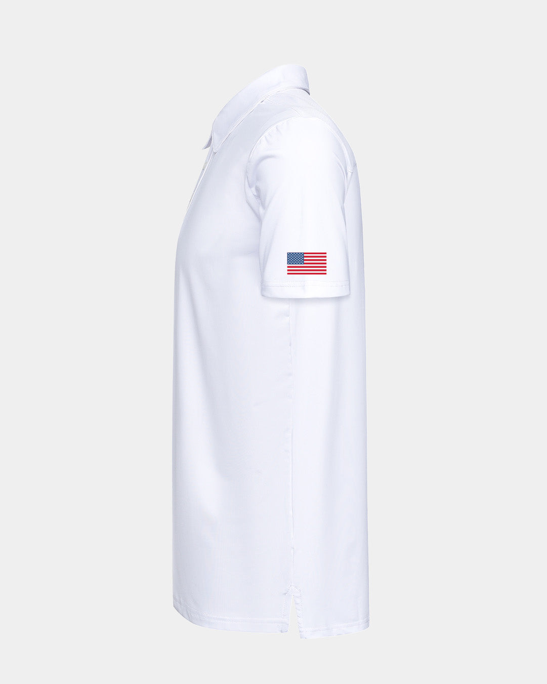 Crest 2.0 Polo White 4th of July USA Flag