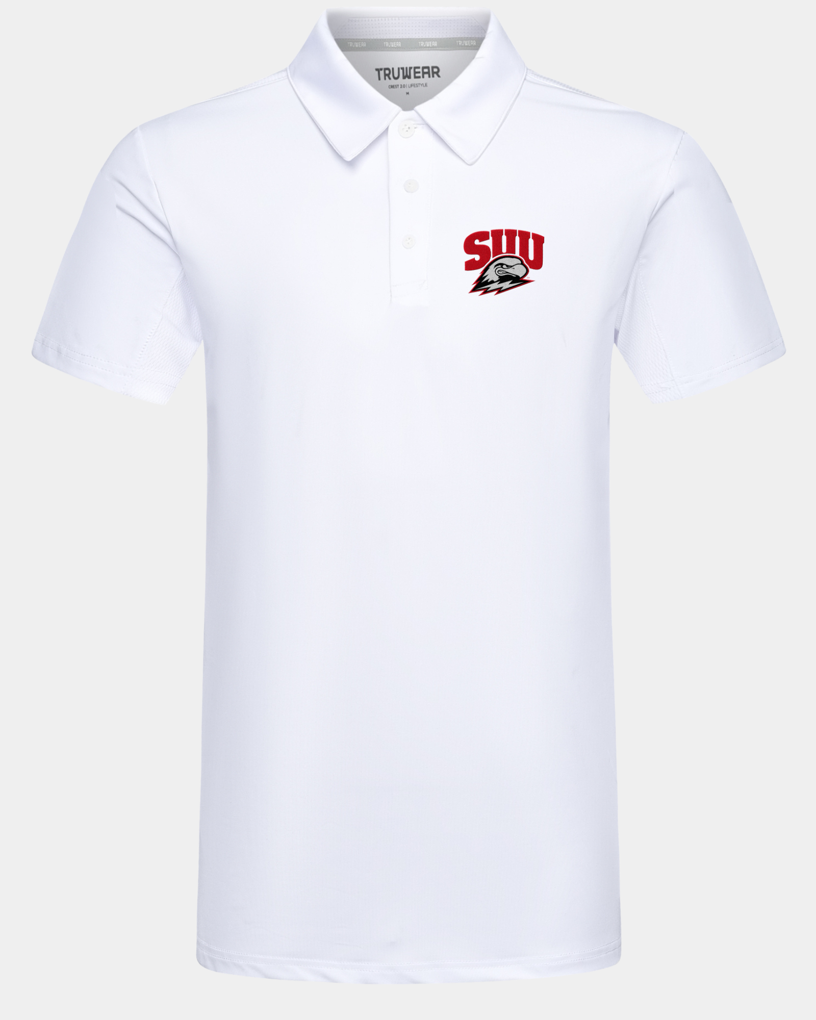 SUU Crest 2.0 Polo White